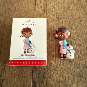 Hallmark Keepsake Disney Doc McStuffins Doc and Chilly Ornament